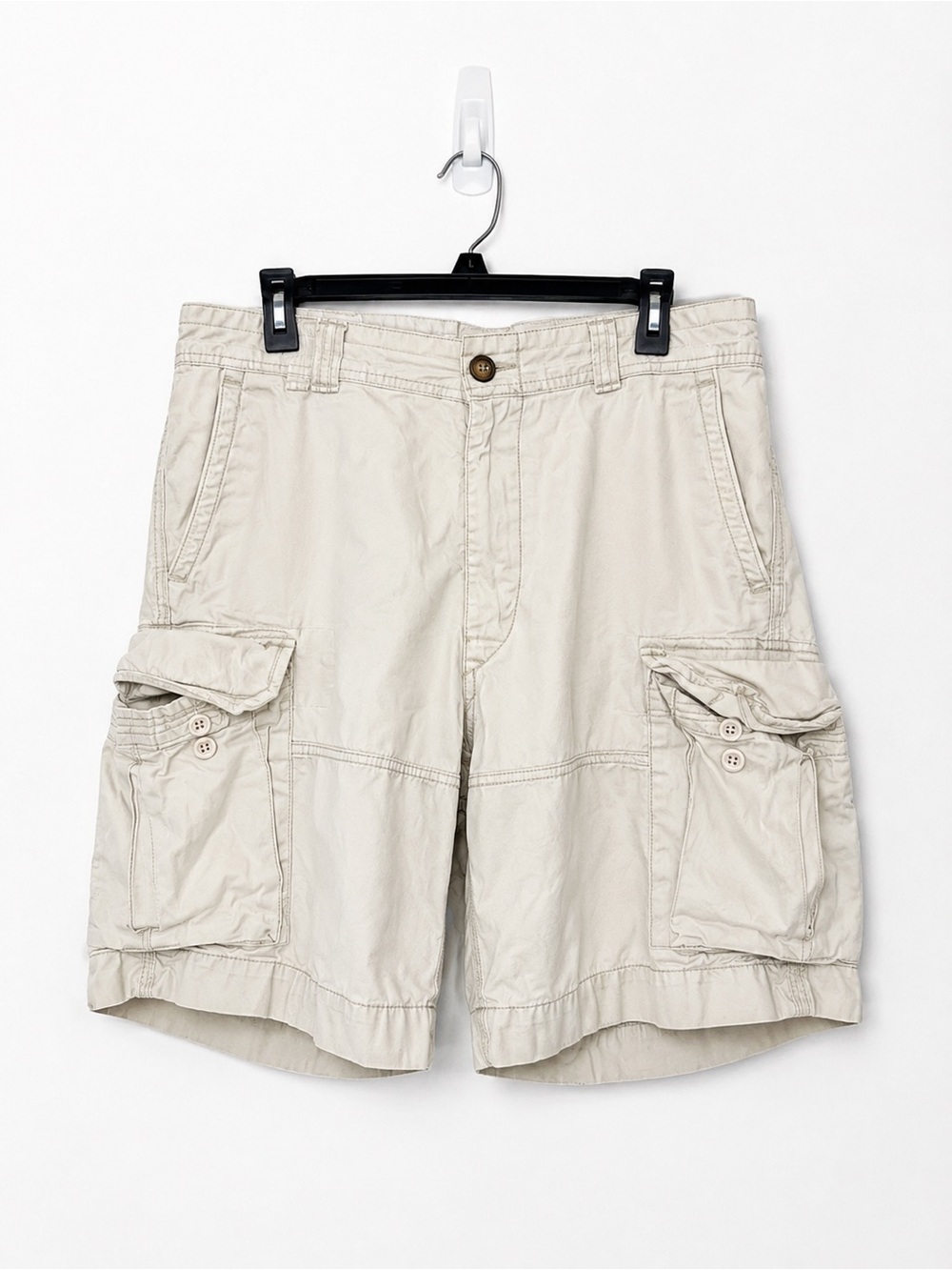 Polo Ralph Lauren Classic Cargo Shorts Men’s Size 35 Light Khaki Beige Utility